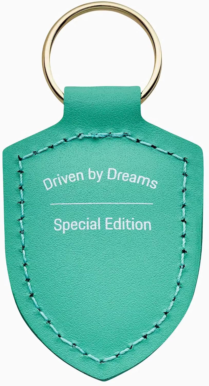 Porsche Mint Green Crest Keyring – 75 Years ‘Driven by Dreams’ Edition