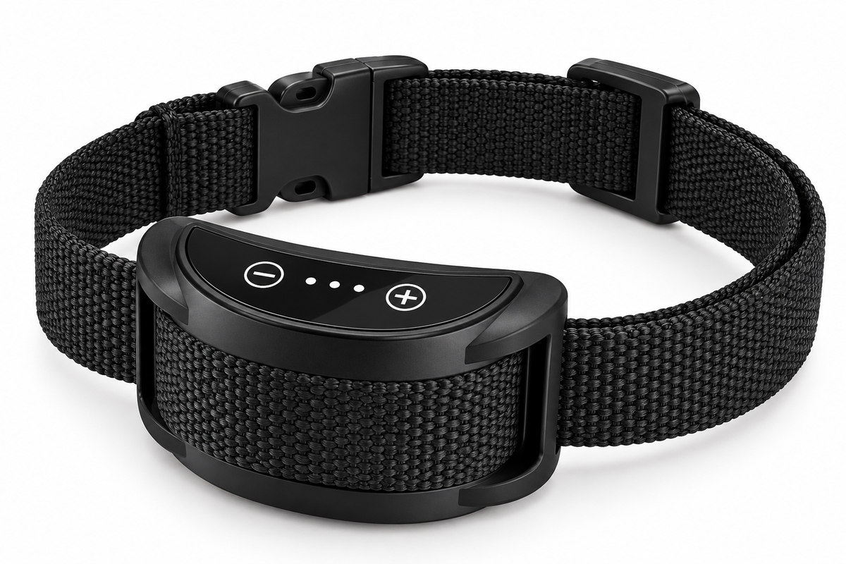 Automatic Dog Bark Collar with Adjustable Black Strap