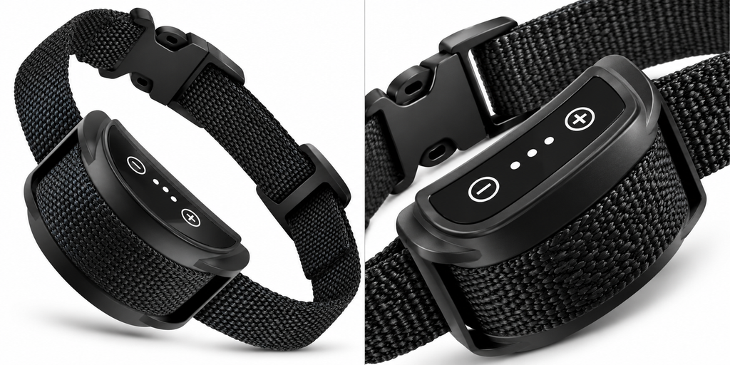 Automatic Dog Bark Collar with Adjustable Black Strap