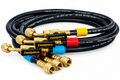 Fieldpiece HR3B Ball Valve Refrigerant Hose Set, 3-Piece