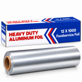 Heavy Duty Aluminum Foil Roll, 12 × 1000
