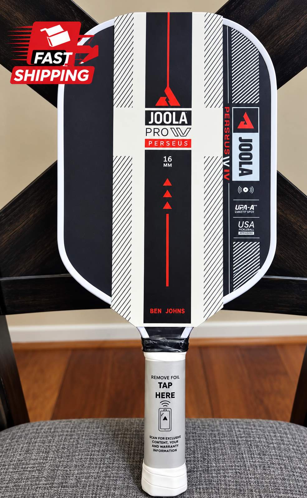 JOOLA Ben Johns Perseus Pro IV 16mm Gen 4 Pickleball Paddle