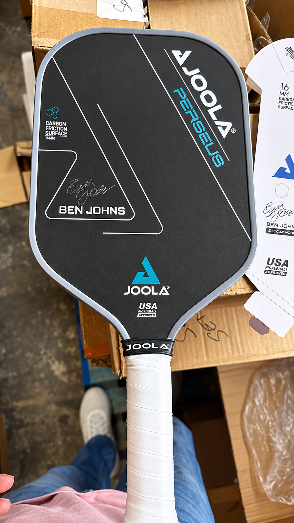 JOOLA Ben Johns Perseus CFS 16mm Carbon Pickleball Paddle
