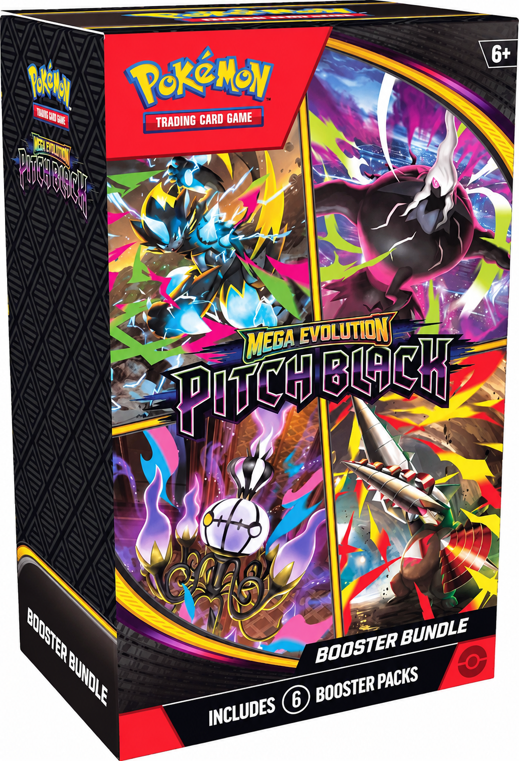 Pokémon TCG Mega Evolution: Pitch Black Booster Bundle – 6 Packs