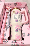 Stanley x LoveShackFancy 40 oz Tumbler – Pink Floral & Bow Gift Box