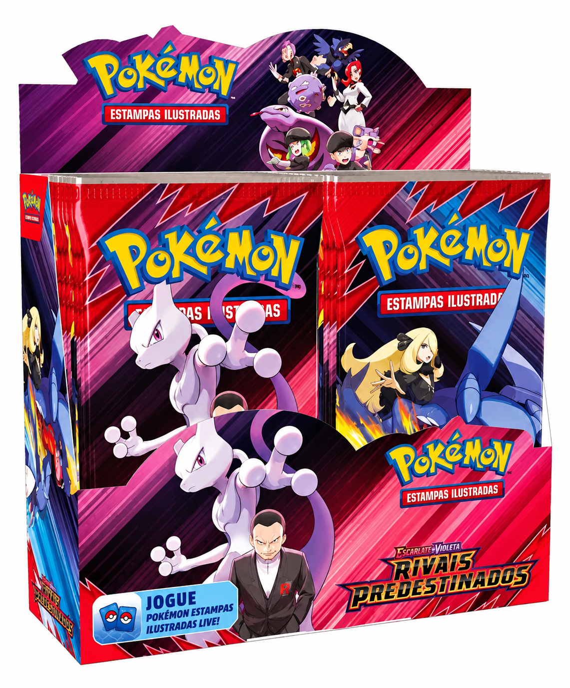 Destined Rivals EV10 Booster Box, 36 Packs – Unofficial Pokémon Replica