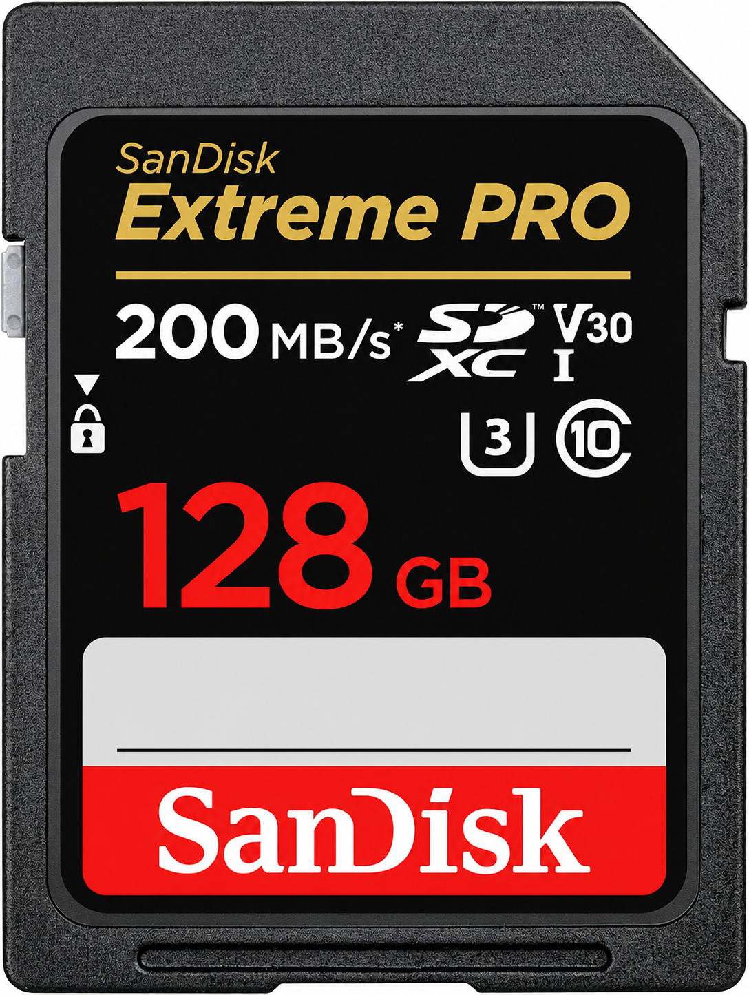 SanDisk Extreme PRO 128GB SDXC UHS-I Memory Card - C10, U3, V30, 4K UHD