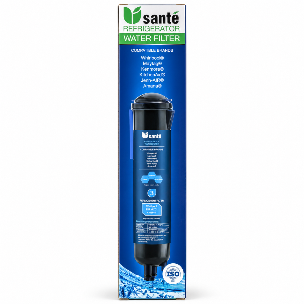 Santé Refrigerator Water Filter Replacement, 1 Pack