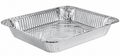 Half-Size Shallow Aluminum Foil Pans, 100/Case