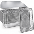 Full-Size Deep Aluminum Foil Pans – Medium, 50/Case