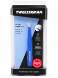 Tweezerman Slant Tweezer – Blue Stainless Steel