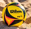 Wilson AVP OPTX Beach Volleyball – Yellow & Black