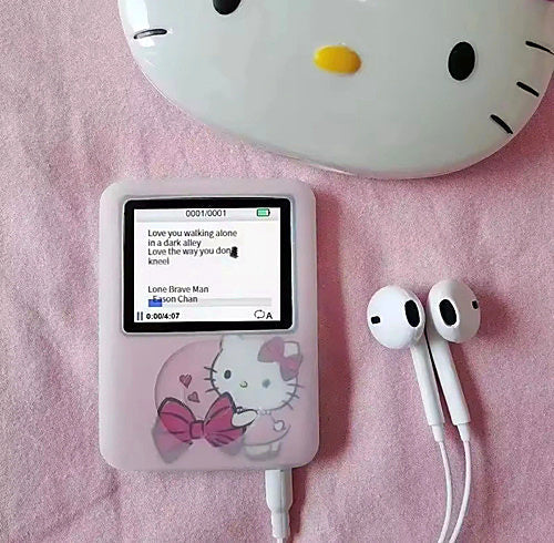 Hello Kitty Mini MP3 Music Player - Pink Kawaii Design
