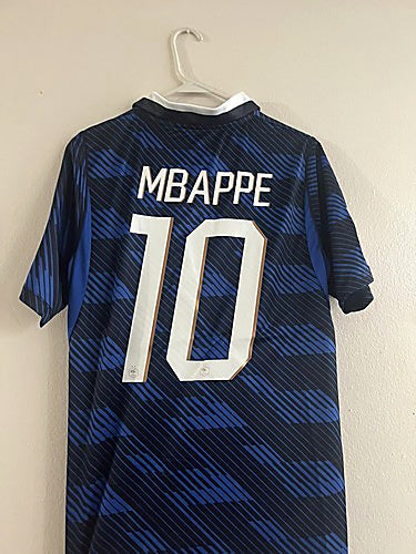 France Mbappé 10 Home Football Jersey – Blue