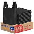 1/6 Black Thank you Bag (1000/case)