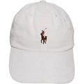 Polo Ralph Lauren Men's Adjustable Baseball Cap – White & Black